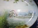 European Hand Painted Scenic Platter - ANTIQUE -