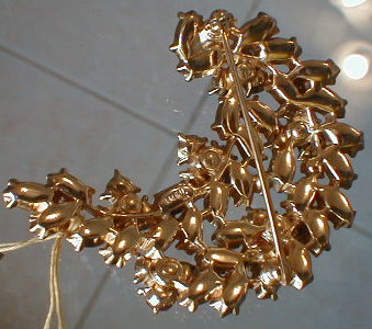 TRIFARI Colored RHINESTONE Pin - VINTAGE -