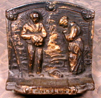 ANGELUS Bronzed Bookends - Millet - ANTIQUE