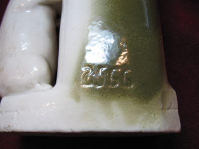 GERMAN Pink PIG - Mailing a Letter - SPILL Vase FAIRING Whimsy