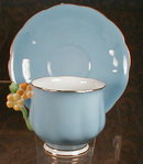 FLOWER Handle Cup & Saucer Royal ALBERT Crown