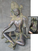 Bronze Tantric Buddha Vajradhara Shakti EROTIC