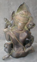 Bronze Tantric Buddha Vajradhara Shakti EROTIC