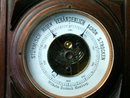 GERMAN Barometer Thermometer ANTIQUE 1900