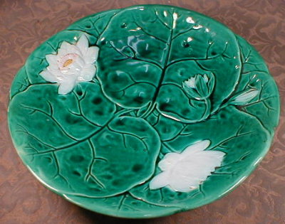 HOLDCROFT Pond LILY Compote - SIGNED - Antique-
