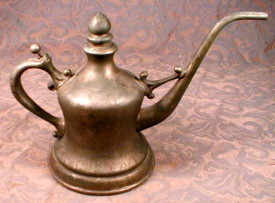 ALCOHOL Oil Can ANTIQUE Thumb Pump BUFFALO