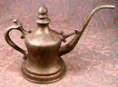 ALCOHOL Oil Can ANTIQUE Thumb Pump BUFFALO
