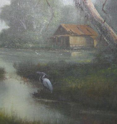 ARLIE GRAY Oil Painting Rural Florida SARASOTA Artist