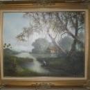 ARLIE GRAY Oil Painting Rural Florida SARASOTA Artist