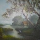 ARLIE GRAY Oil Painting Rural Florida SARASOTA Artist