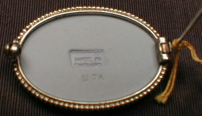 WEDGWOOD Jasperware Brooch - STERLING Pin -