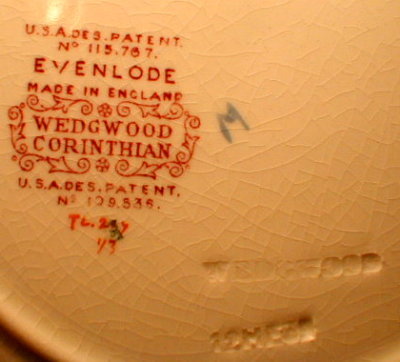 WEDGWOOD Corinthian EVENLODE Plates -Eight (8)-