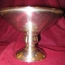 Georg Jensen Style Sterling Silver Pedestal Bowl