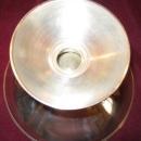 Georg Jensen Style Sterling Silver Pedestal Bowl