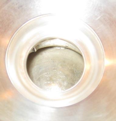 Georg Jensen Style Sterling Silver Pedestal Bowl