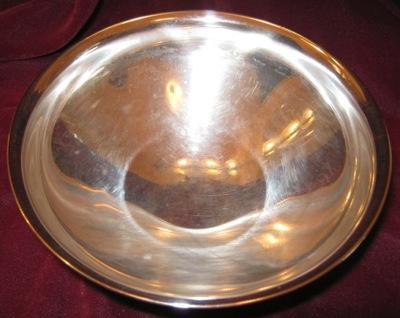 MODERNE Sterling Silver - Georg Jensen Style - Footed Bowl