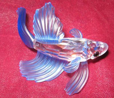 SWAROVSKI Siamese Fighting Fish - BLUE -