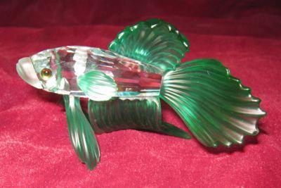 SWAROVSKI Siamese Fighting Fish - GREEN -