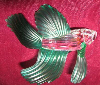 SWAROVSKI Siamese Fighting Fish - GREEN -