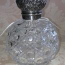 Beaux Arts Crystal PERFUME Bottle SILVER Top ANTIQUE-