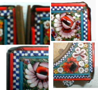 MICROmosaic DOUBLE Frame ITALY - Antique -