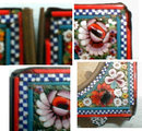 MICROmosaic DOUBLE Frame ITALY - Antique -