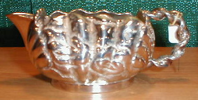 DERBY Silver SHELL Creamer & Sugar - ANTIQUE -