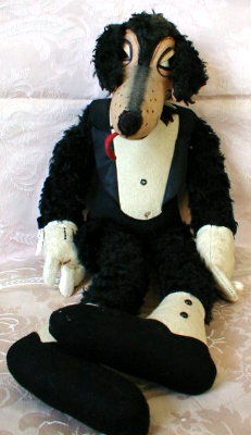 WOLFIE Plush TOY 1930s Tex AVERY - Vintage -