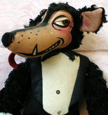 WOLFIE Plush TOY 1930s Tex AVERY - Vintage -