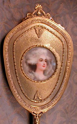 Miniature PORTRAIT Marie Antoinette -ANTIQUE-