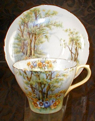 Shelley DAFFODIL Time TRIO -Cup SAUCER Plate-