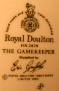 Doulton GAMEKEEPER Figurine HN 2879 - 1983 -