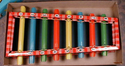 SCOTTIE Toy XYLOPHONE in BOX - Vintage -