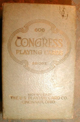 Congress 606 PLAYING Cards SLIPcase The HEARTH