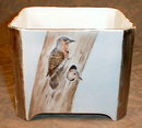 Hand PAINTED Vase 4 SEASONS - Antique -