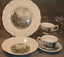 GRINDLEY Scenes AFTER Constable - Antique -