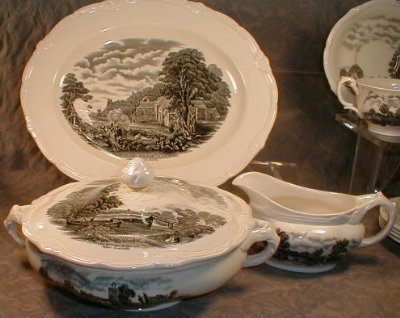 GRINDLEY Scenes AFTER Constable - Antique -