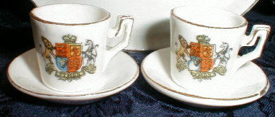 NIAGARA Falls MiNi Tea Set 8 pieces - ANTIQUE -