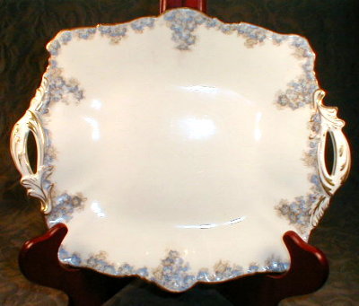 CAULDON Forget-ME-Nots SERVING Plate - ANTIQUE-