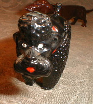 Dog NODDER French POODLE Germany - VINTAGE -