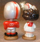 Kissing Bobble Heads Forty Niners, MIB Vintage