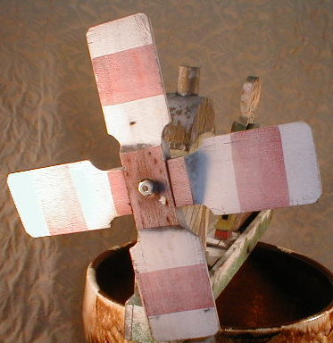 FOLK Art WHIRLYGIG Stubborn Mule - ANTIQUE
