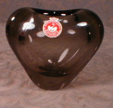 HOLMegaard HEART Vase - ORIGINAL Paper LABEL -