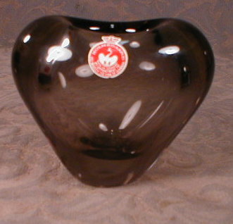 HOLMegaard HEART Vase - ORIGINAL Paper LABEL -