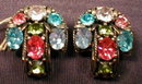 HOLLYCRAFT Rhinestone EARRINGS -Vintage-