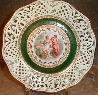 GERMAN Decorative PLATE Kaufmann DESIGN Gloria