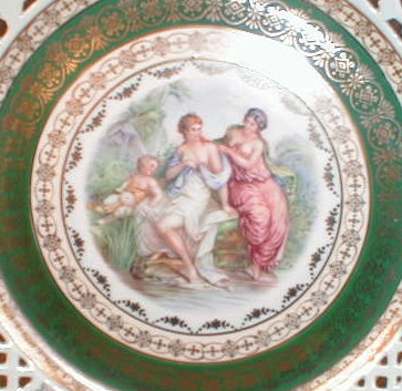 GERMAN Decorative PLATE Kaufmann DESIGN Gloria