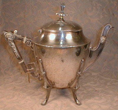 MERIDEN TeaPOT Renaissance REVIVAL - Antique SP