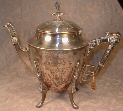 MERIDEN TeaPOT Renaissance REVIVAL - Antique SP