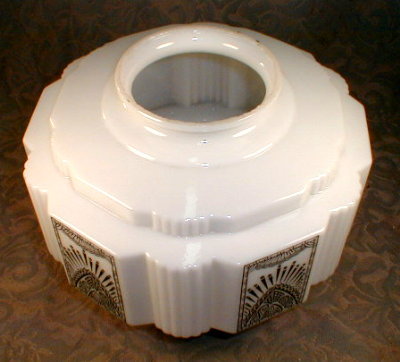 DECO Light FIXTURE Tiered BLACK Design VINTAGE
